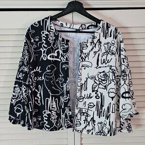 Funky Printed Crop Top